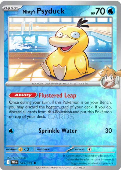 Misty's Psyduck [Reverse Holo]